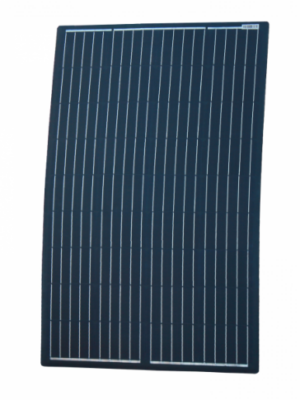 120W Black Reinforced Semi Flexible Solar Panel Kit