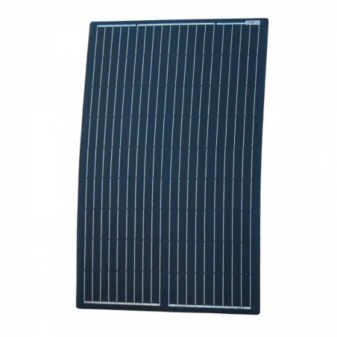 120W Black Reinforced Semi Flexible Solar Panel Kit