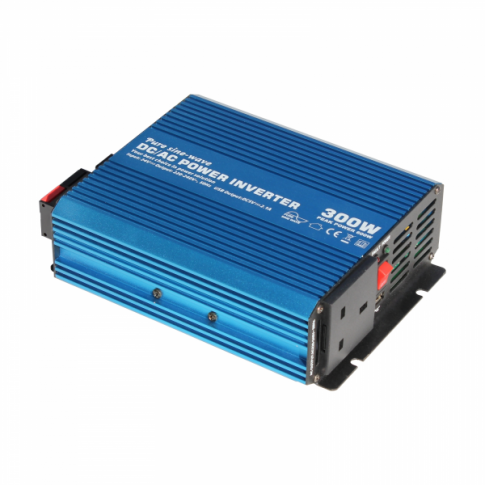300W 24V pure sine wave inverter with 2.1A USB