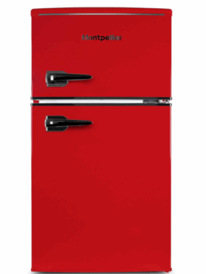12v Red Montpellier Fridge Freezer